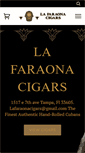 Mobile Screenshot of lafaraonacigars.com